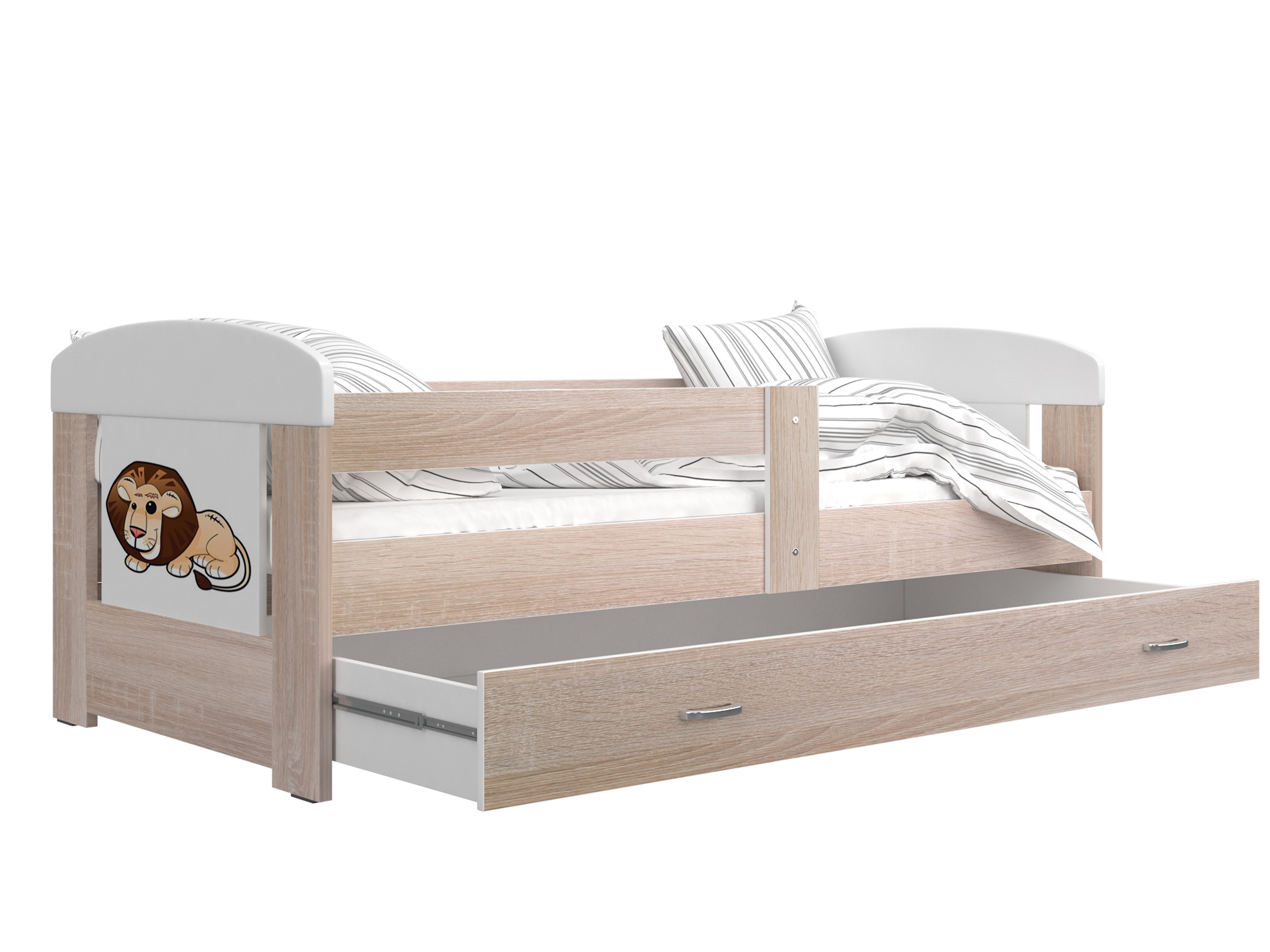 Кровать детская 80*160 дуб сонома